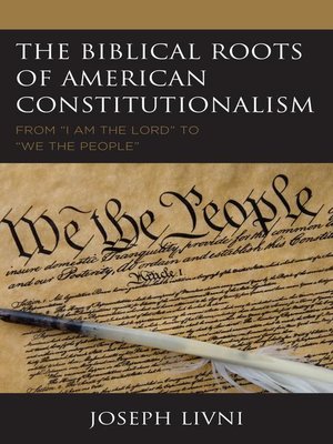 cover image of The Biblical Roots of American Constitutionalism
